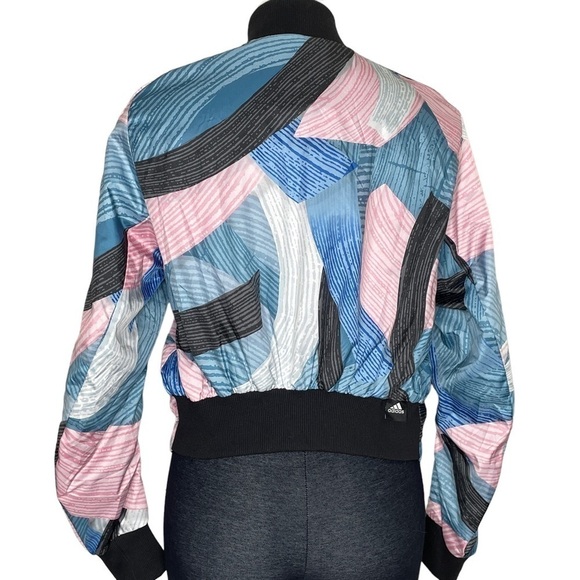 Adidas Nini Sum Graphic Bomber Jacket NWT XS - Picture 3 of 7